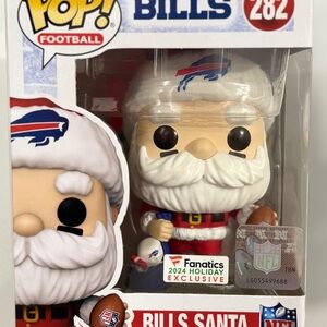 Funko Pop! Bills Santa Figure - Red, Blue, White
